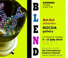 Blend: Sci-Art postcard