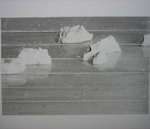 Esther Leigh, Idle Fleet #9, 2010, Sellotape drawing