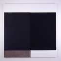 Callum Innes, Exposed Painting Grey Vine Black, 2006, oil on canvas, 2125 x 2075 mm
