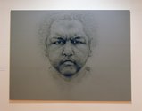 Vernon Ah Kee, Self portrait (the artist as a modern day Aborigine), 2007. Image courtesy of roundabout and the artist. Photo: Andrew Beck. 