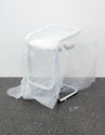 Arps & The Estate of L. Budd, Larry chair 1–2, 2010, chairs, acrylic paint, bubble wrap, variable dimensions