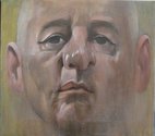 Richard McWhannell, Studty Towards a Large Head, 2010, oil on canvas, 750 x 840 mm