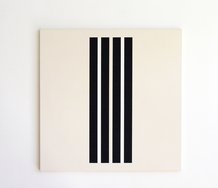 Gordon Walters, Untitled, 1978, PVA and acrylic on canvas, 915 x 737 mm