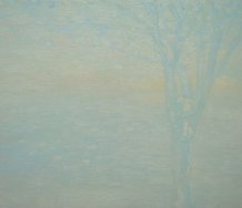 Alexi Willemsen, Sunset Strip, oil on panel, 300 x 390 mm