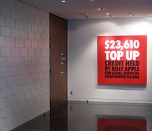 Billy Apple, $23,610 Top Up, 2010, UV impregnated ink on canvas, at Minter Ellison Rudd Watts