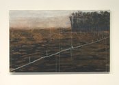 Michael Shepherd, Block, 2011, acrylic on wooden panel, 60 x 79 cm