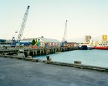 Fiona Amundsen, Subritsky Inward Goods and Freight Wharf under Construction, Wynyard Point, Auckland, 09/11/2008,6.27 (Criss-cross).