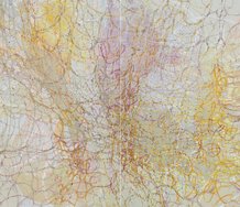 Katie Thomas, Lifted, 2010, oil on canvas, two panels, 1450 x 2200 mm