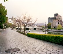 Fiona Amundsen, View Across Motoyasu River Looking Towards Genbaku Dome, Hiroshima, 29/03/2010, 6.19 (quiet)