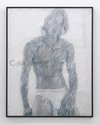 Alex Vivian, An approach to Portraiture (Travis Fimmel), 2011, vaseline, framed poster, 700 x 570 mm