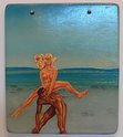 Roger Boyce, Foreshore and Seabed; An Allegory, 2010, oil and acrylic polymer on hardwood panel, 355 x 300 mm