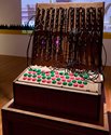 analogue modular synthesiser and custom-made PA by Eugene Hansen