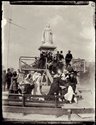 Leslie Herbert Campbell, Queen Victoria statue, Dunedin, taken after its unveiling, 23 March 1905  Digital image made from original glass quarter-plate negative, 10.8 x 8.3 cm Image realized by Gary Blackman 