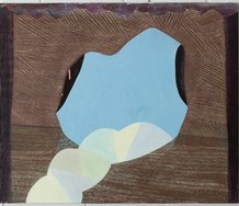 Adrienne Vaughan, Monith, 2011, oil and enamel on canvas, 505 x 605 mm