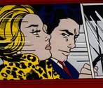 Roy Lichtenstein, In the Car, 1963, oil on magna on canvas. Scottish National Gallery of Modern Art © Trustees of the National Galleries of Scotland  