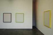 Tomislav Nikolic, installation, acrylic, marble dust and gold leaf on canvas and timber, each 116 x 99.5 cm