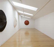 Installation of Brett Graham's Tangaroa piri whare at two Rooms. Photo by Jennifer French.