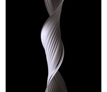 Daniel Crooks, Imaginary Object #23, 2007, lambda print, 109 x 109 cm