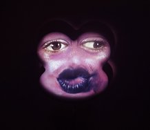 Tony Oursler, Sang, 2008, video projection on polystyrene form