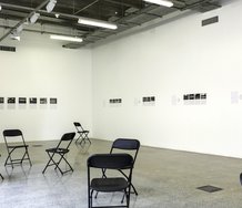 David Clegg, transmissionspace and the index of atmospheres at St Paul St Gallery Two. Image courtesy of the artist.