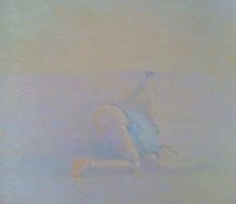 Alexi Willemsen, Head of Hair, 2012, oil on board, 295 x 395 mm