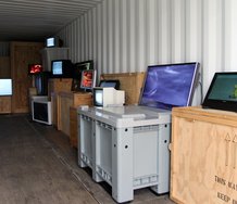 Ruth Watson's From White Darkness at Hagley Park Ice Station. Photo courtesy of the artist