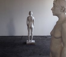 Sam Harrison's sculpture installed at Fox Jensen