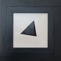 Andrew Beck, Triangle Solargram, 2011–2012, gelatin silver print on matt fibre paper, over-painted