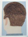 Gavin Hurley, Hair Cut II, 2013, unique paper collage