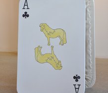 Tjalling de Vries, One Trick Pony, Clubs and Diamonds, 2013, acrylic on canvas, 895 x 575 mm