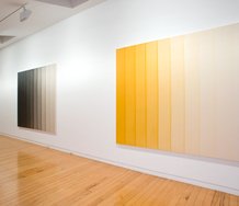 Simon Morris's Water Colour Painting at Two Rooms. Photo: Jennifer French