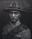 Paul McLachlan, Soldier 2, photo-intaglio print, 1/6 plate: 450 x 370mm, paper: 500 x 700 mm