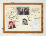 Oscar Enberg, Storyboard for the Pynchons, digital prints on premium lustre and Hahnemuhle photo rag, permanent marker, artist frame, leather, 600 x 450 mm