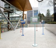 Mladen Bizumic's Kodachrome Presents on the Edmiston North Scuplture Terrace of Auckland Art Gallery Toi o Tamaki