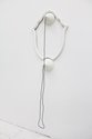 Julia Morison, Angelina, 2013, plasrer, rubber cord and frame, 760 x 480 x 140 mm