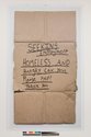 Judy Darragh, International Beggar 7, high resolution PVC print, 2480 x 1500 mm. Photo of cardboard sign for Judy Darragh by Sam Hartnett. Gallery documentation by Jennifer French
