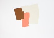 Ruth Thomas-Edmond, Undone, 2013, vinyl collage on paper, 495 × 700mm