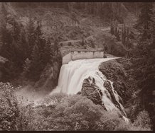 Wayne Barrar, Falling Water at Waihopai River Dam Structure Marlborough, 2012