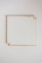 Johl Dwyer, Guide, 2014, plaster, acrylic, cedar, 645 x 640 x 20 mm. Photo: Kallan MacLeod 