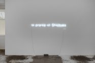 Cerith Wyn Evans, In praise of Shadows..., 2014, neon, 29 x 197 cm