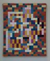 Peter Gouge, P.F.S.T.Y.P. (grid), 2014, acrylic on jute, 250 x 200 mm                                                            