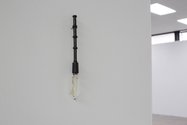 g.bridle, black work 4, 2012, cigarette holder, cut glass, 200 mm. Photo: Sam Hartnett