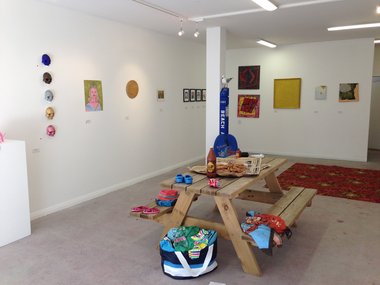 Installation of A Matter of Taste at Draw Inc.