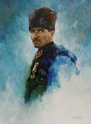 Portrait of Ataturk, Remzi Iren, 2012, oil on canvas, Embassy of the Republic of Turkey Collection