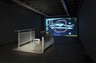Eddie Clemens: Collector’s Edition Glitch (Viewing Bridge) 2014, installation view at the Adam Art Gallery, ©Eddie Clemens (photo: Shaun Waugh)