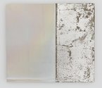 Stephen Bambury, Fourteen Mirrors (VII), 2014, chemical action on aluminium, acrylic and chemical action on 12k white gold and silver, 395 x 440 mm (2 panels). Photo: Sam Hartnett