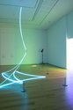 Francois Morellet, Lamentable, 2006, 8 blue neon tubes, electric cables, 2 transformers. Courtesy of the artist and Annely Juda Fine Art. Photo: John McIver