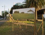 Dieneke Jansen, G.I. Areas A & B, hoardings at 68 Beach Rd, CBD, Auckland