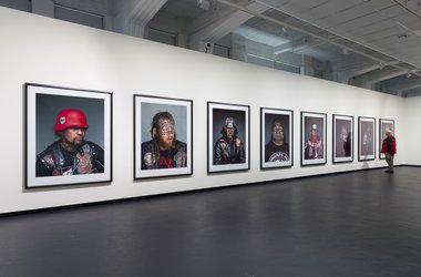 Jono Rotman's Mongrel Mob Portraits at City Gallery 