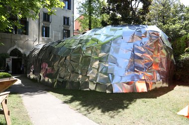 Alois Schild, Nomadic Pavilion. Image courtesy of the 56th Venice Biennale and Nine Dragon Heads